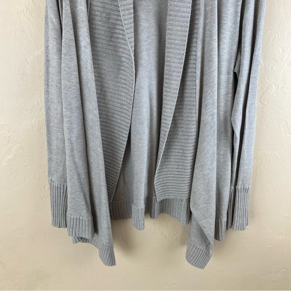Joan Vass Gray Cardigan Sweater XL - Picture 3 of 9